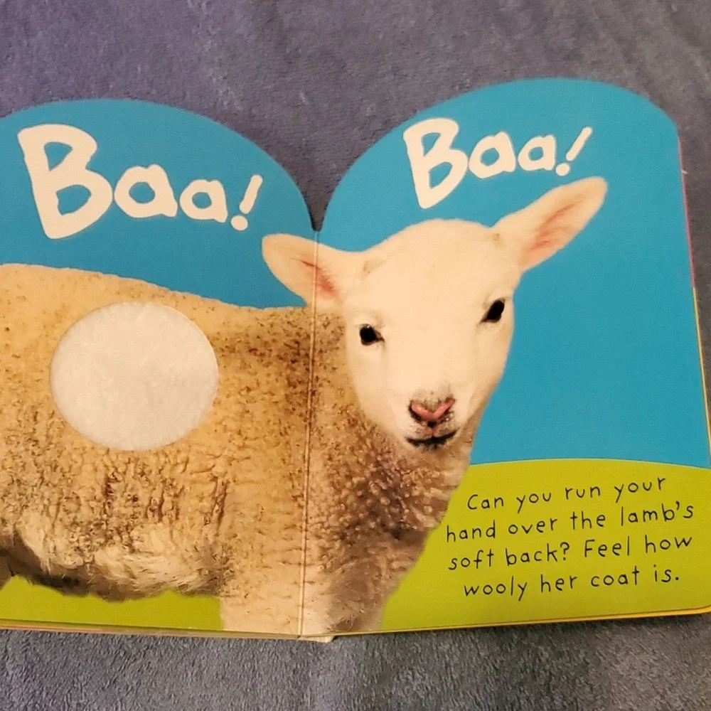 Baby touch and feel animal book